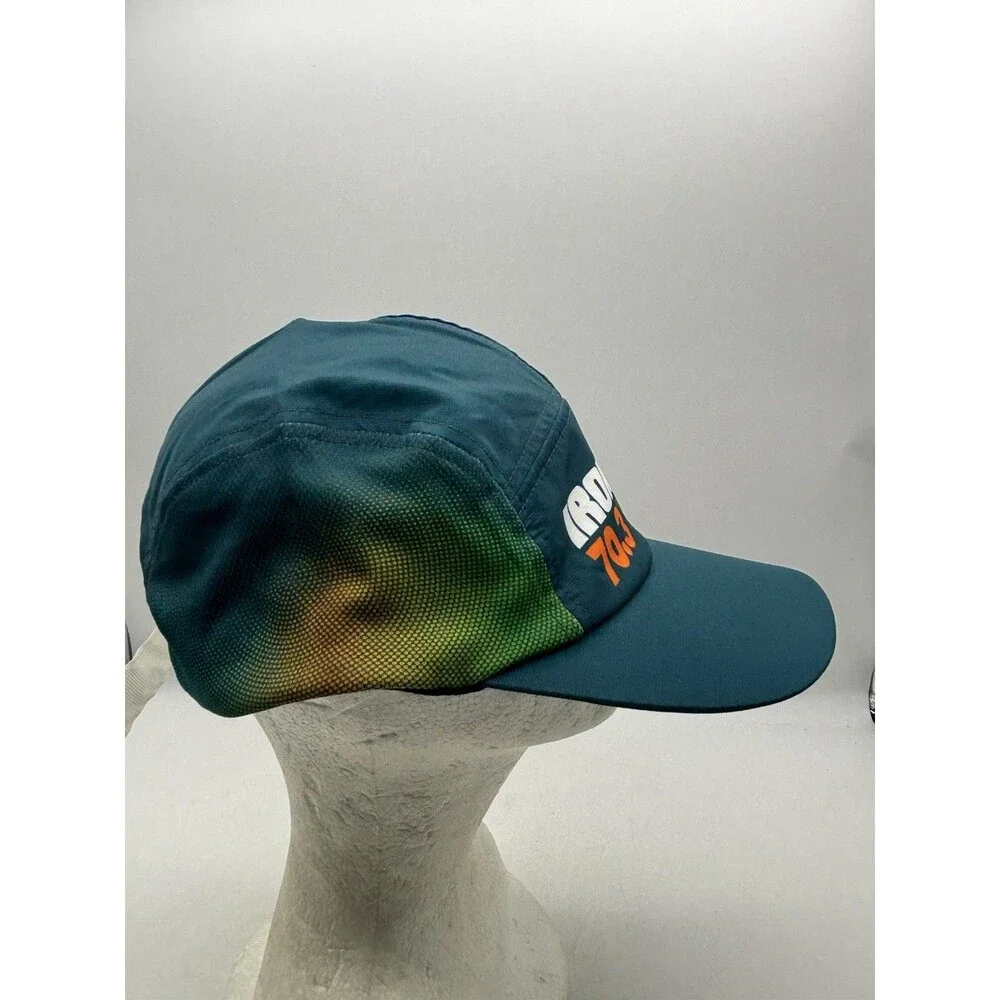 BOCO Gear Ironman 70.3 La Quinta Finisher Running Hat Teal Mesh Triathlon Cap